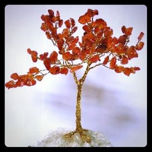 Carnelian Gemstone Tree